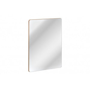 Kopalniško ogledalo BUBA 60 cm ima okvir iz laminirane plošče v barvi hrasta. Primerno je za kopalnice. Dimenzije: - D: 60 x G: 2 x V: 80 cm