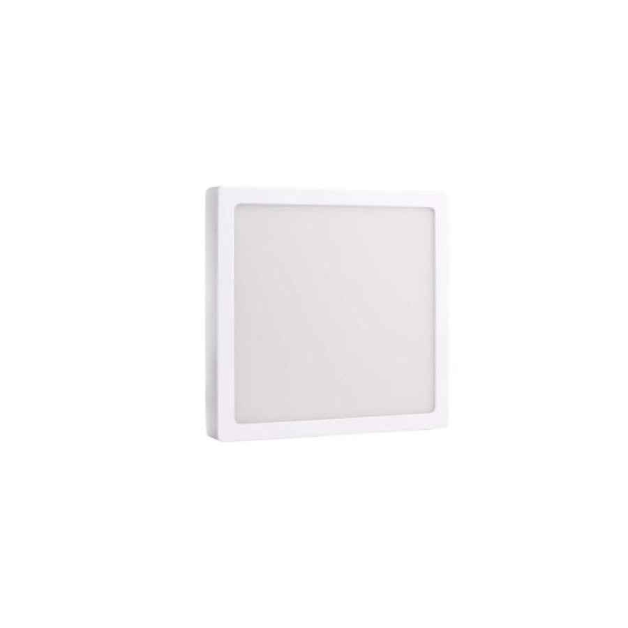 LED PANEL FEROTEHNA 12W, NW, KVADRATNI, BELI NADGRADNI