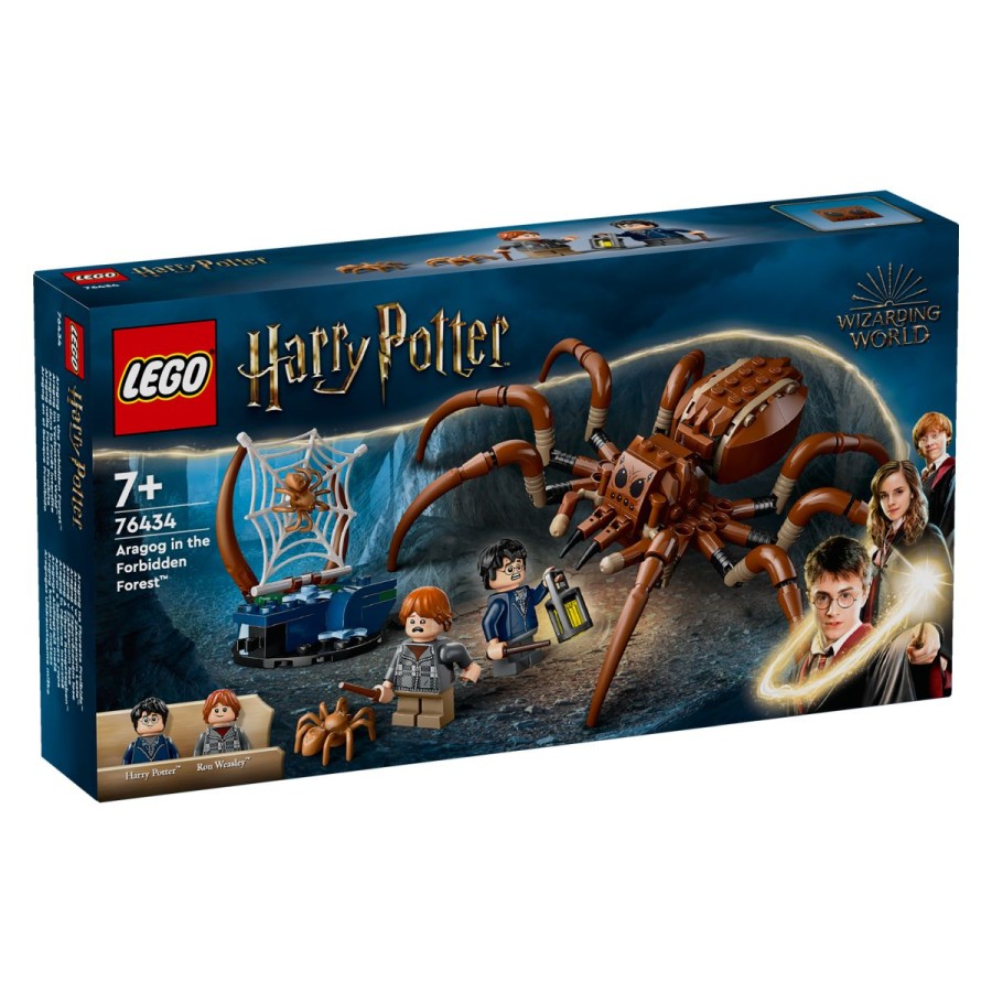 Zbirateljski igralni komplet LEGO® Harry Potter™ Prepovedani gozd™.              Kdo si upa iti v Prepovedani gozd™ s Harryjem Potterjem™ in Ronom Weasleyjem™? Če si upaš