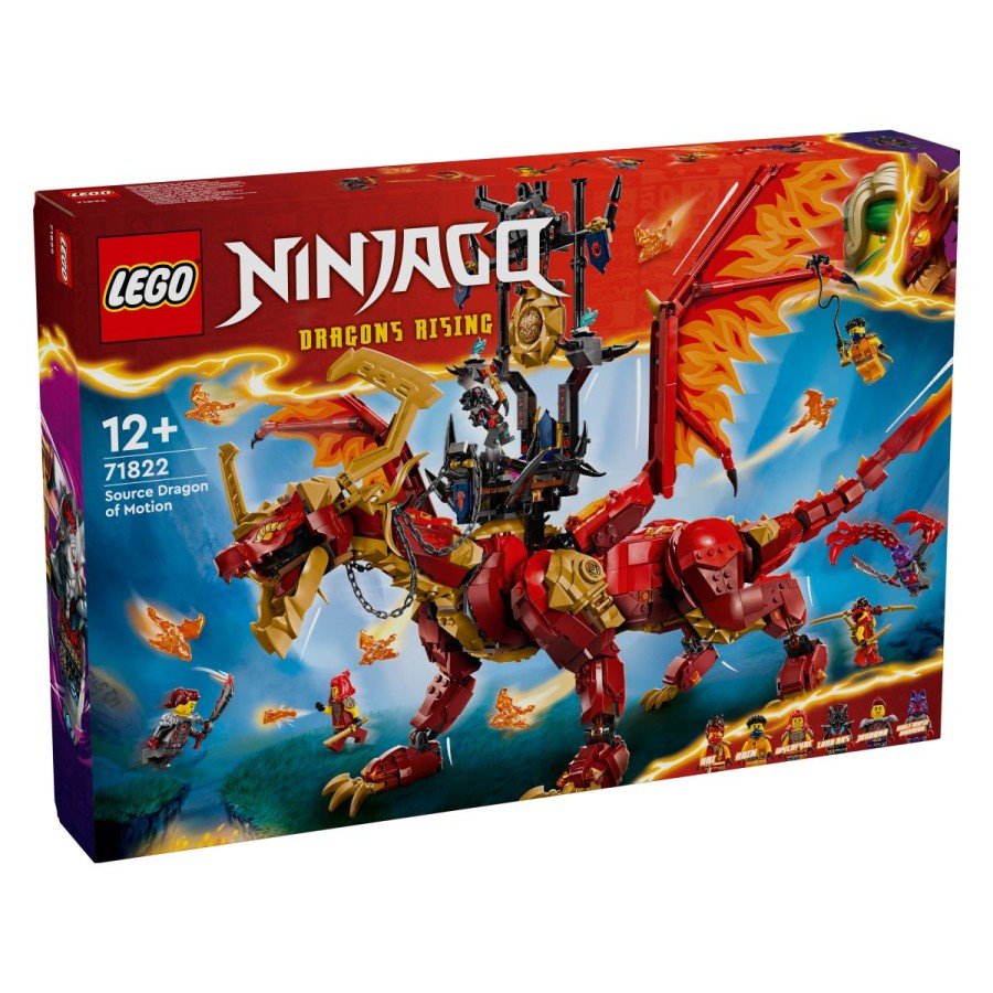 Največji zmajski komplet za sestavljanje NINJAGO®.              Združi moči z ninjami