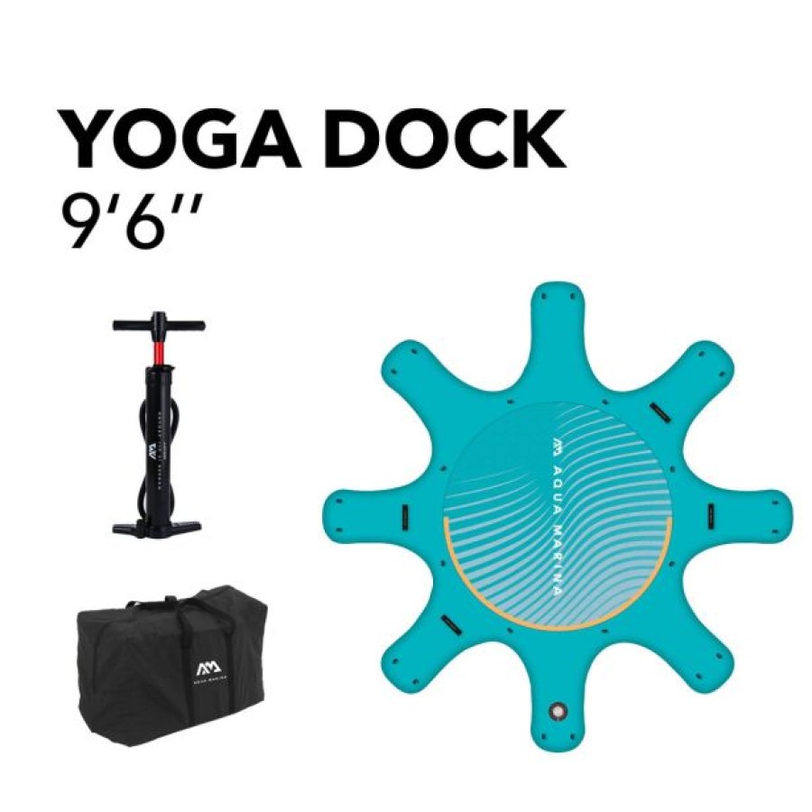 SUP AQUA MARINA NAPIHLJIVA PLATFORMA YOGA DOCK 9'6' BT-23YD