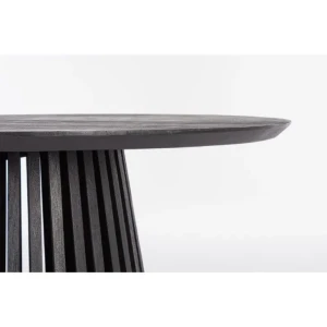 Jedilna miza ODION črna je elegantna, okrogla miza, ki s svojo obliko popestri vsak prostor. Narejena je iz mangotovega lesa. Dimenzije: širina: Ø130cm