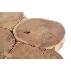 Klubska mizica ORBITAL LOG 90X60 ima vrh iz lesa in jeklene noge. Ker je les ročno obdelan bo prišlo do razlikovanje med velikostjo ter vzorci. Material: -