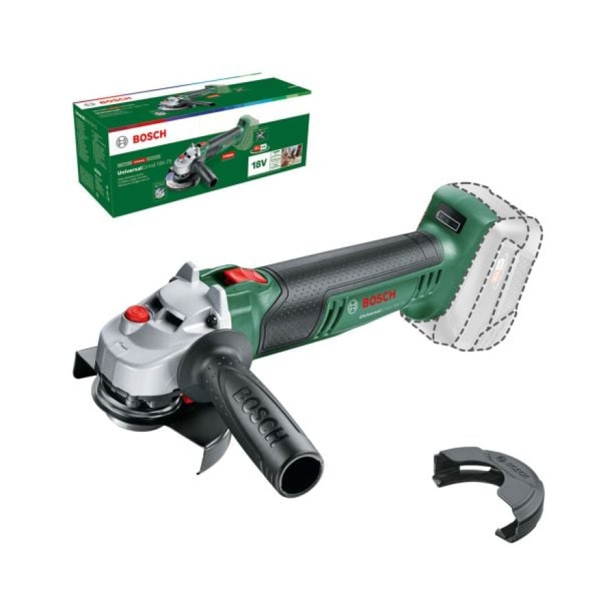 AKUMULAT. KOTNI BRUSILNIK BOSCH DIY UNIVERSALGRIND 18 18V-75