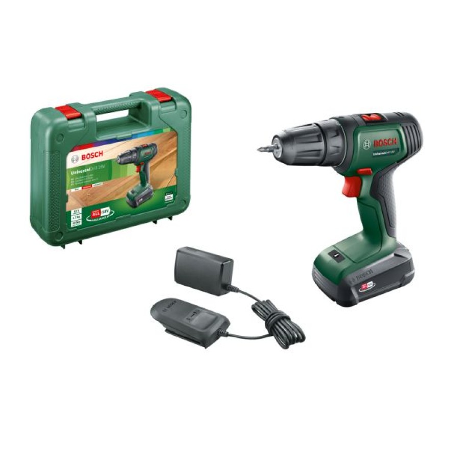 AKUMULATORSKI VRTALNIK BOSCH DIY UNIVERSALDRILL 18V