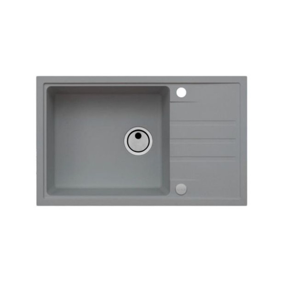 GRANITAL POMIVALNO KORITO ALVEUS INTERMEZZO 130 CONCRETE G81 780X480 MM