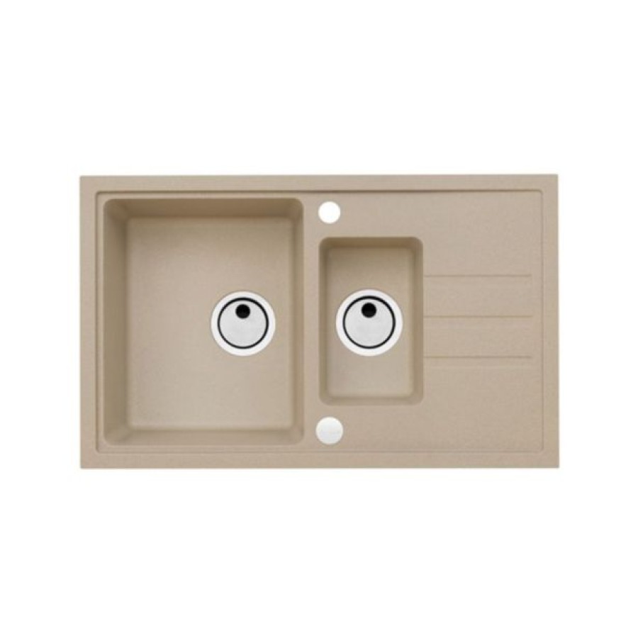 GRANITAL POMIVALNO KORITO ALVEUS INTERMEZZO 70, BEIGE-G55 780X480 MM