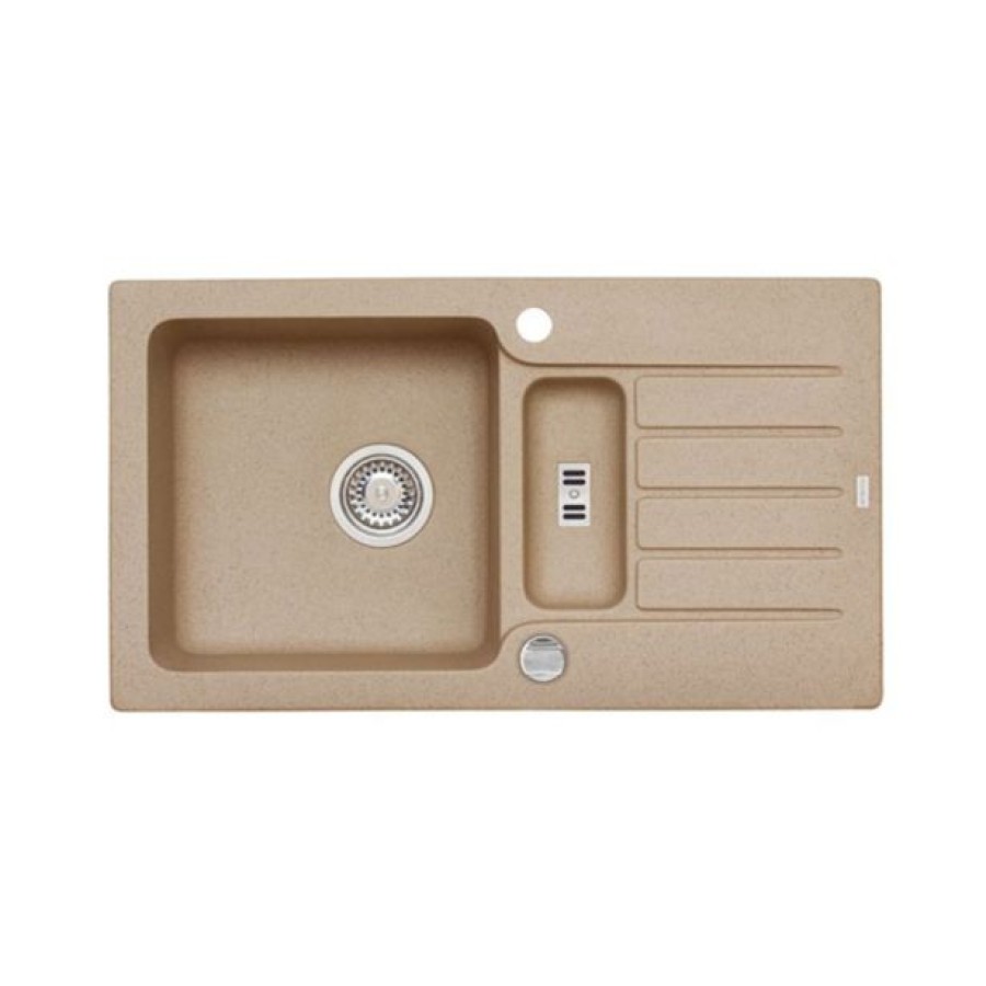 GRANITAL POMIVALNO KORITO ALVEUS NIAGARA 70, G55 BEIGE 780X435 MM