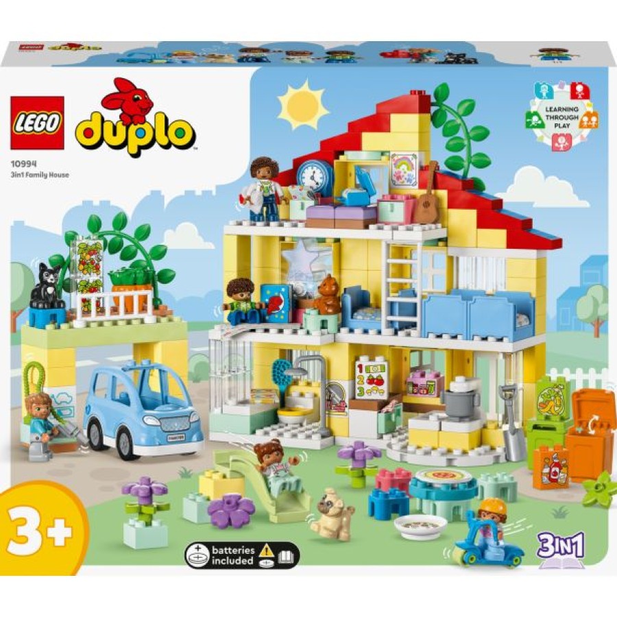 KOCKE LEGO DUPLO 10994 DRUŽINSKA HIŠA 3V1