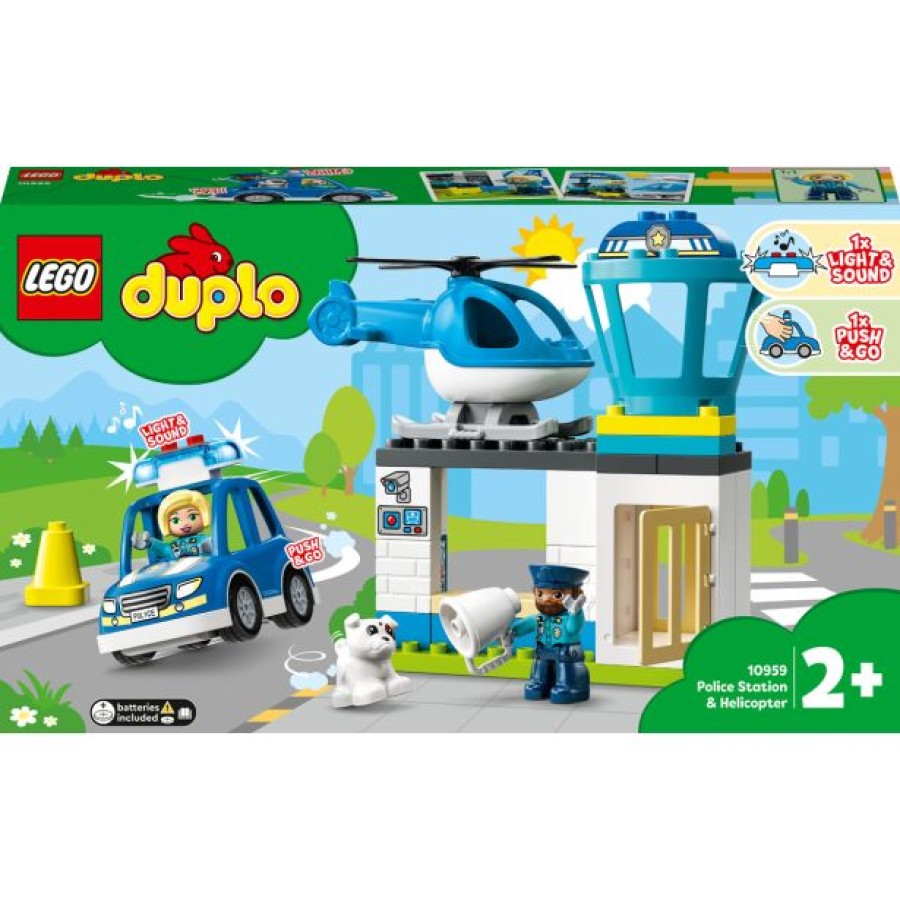 KOCKE LEGO DUPLO POLICIJSKA POSTAJA IN HELIKOPTER 10959