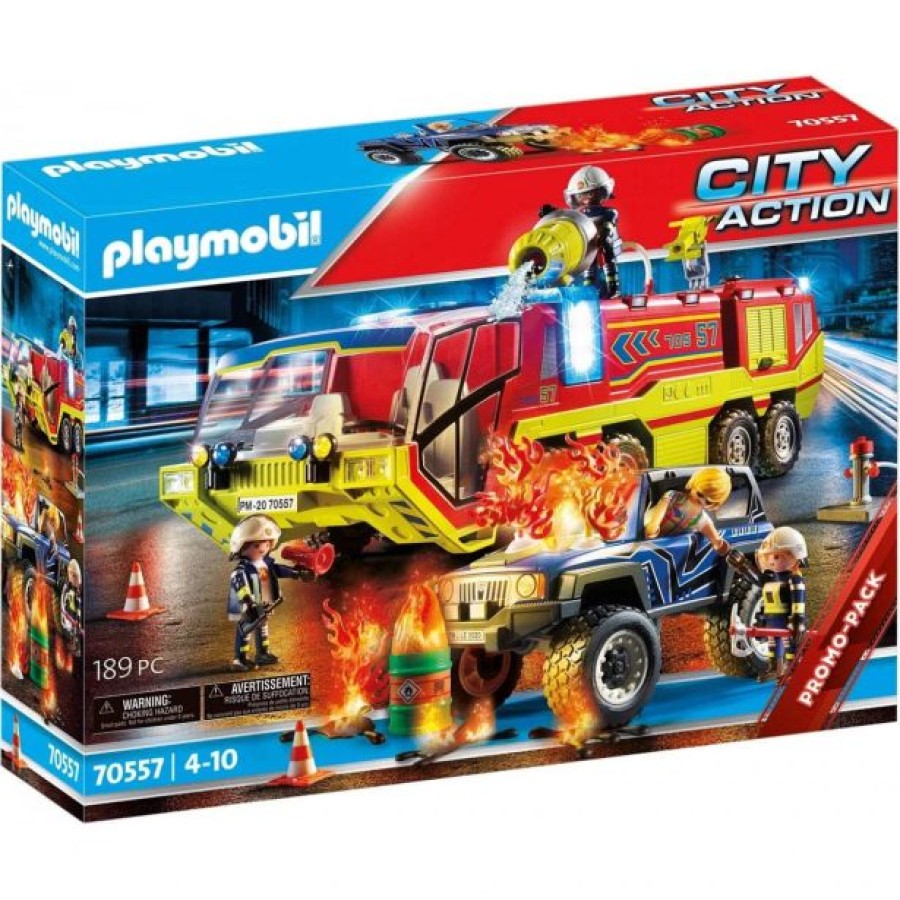 KOCKE PLAYMOBIL GASILSKO VOZILO 70557