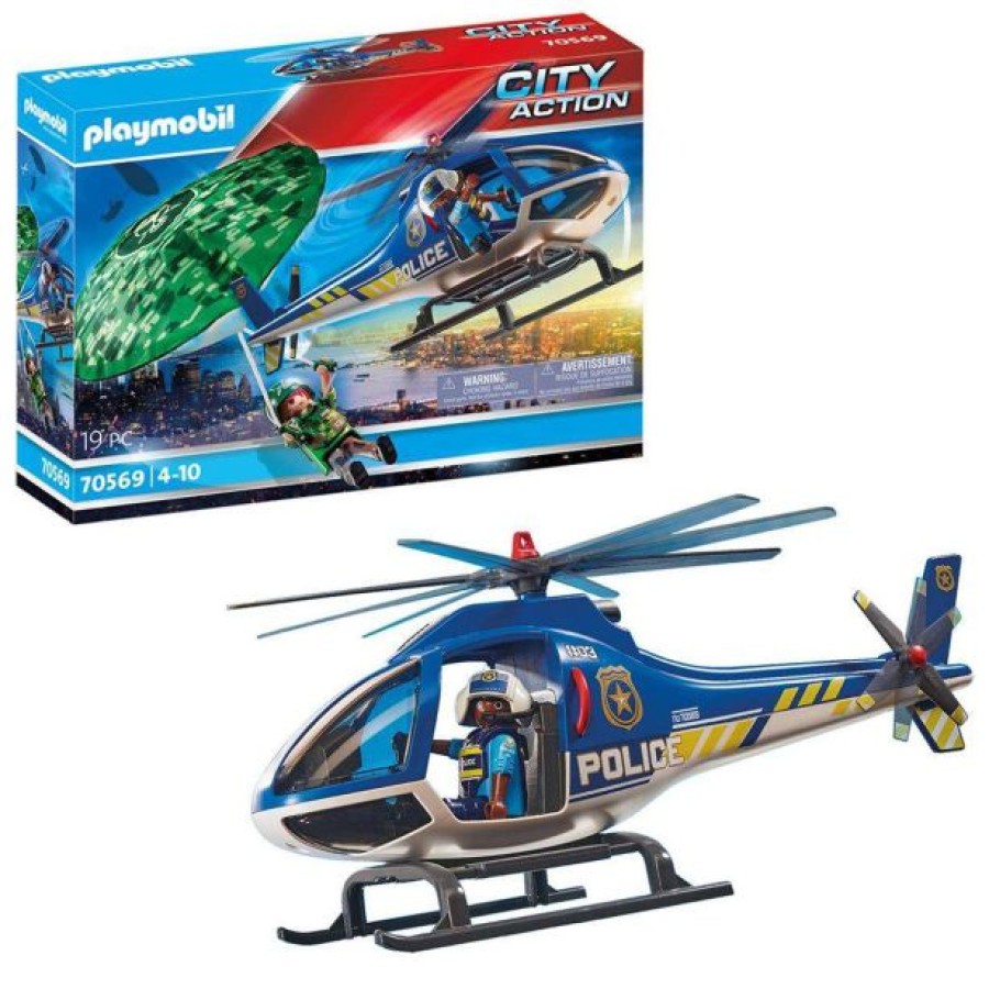 KOCKE PLAYMOBIL SET POLICIJSKO ISKANJE S PADALOM 70569