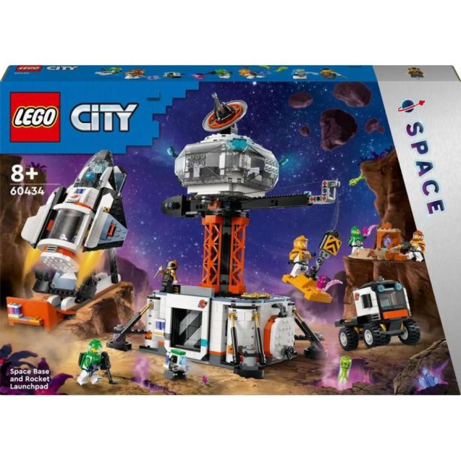 LEGO' CITY 60434 VESOLJSKA POSTAJA IN IZSTRELITVENA PLOŠČAD ZA RAKETE