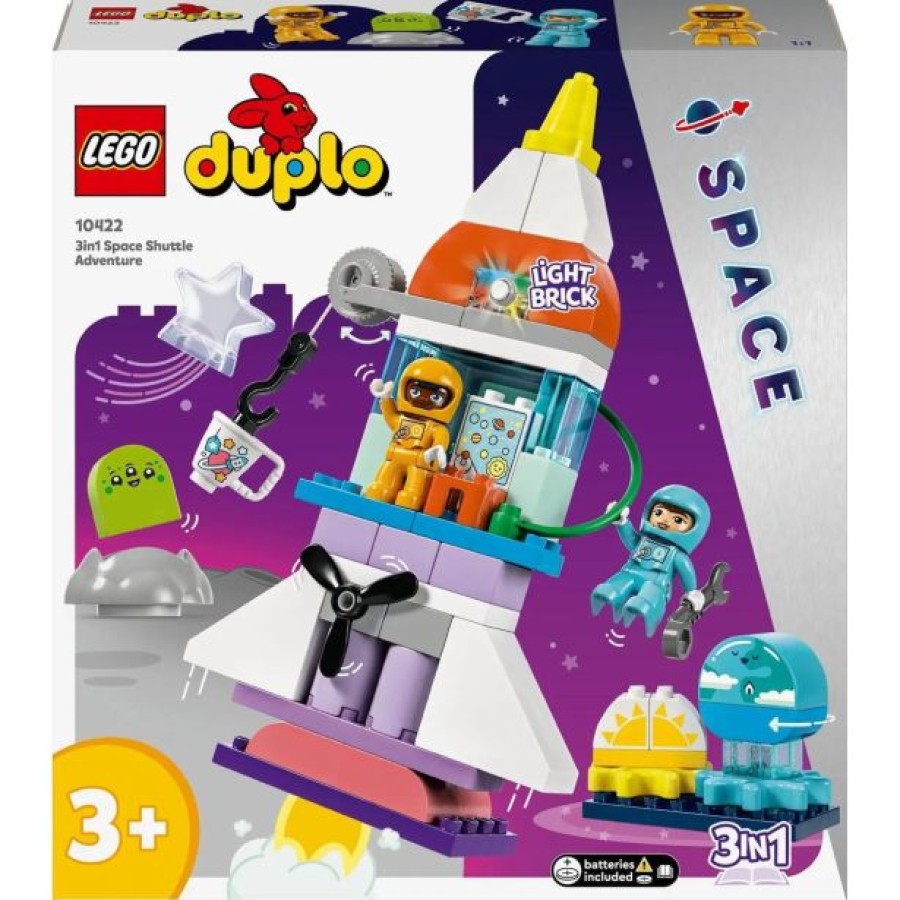 LEGO' DUPLO' 10422 3V1 DOGODIVŠČINA Z VESOLJSKIM PLOVILOM