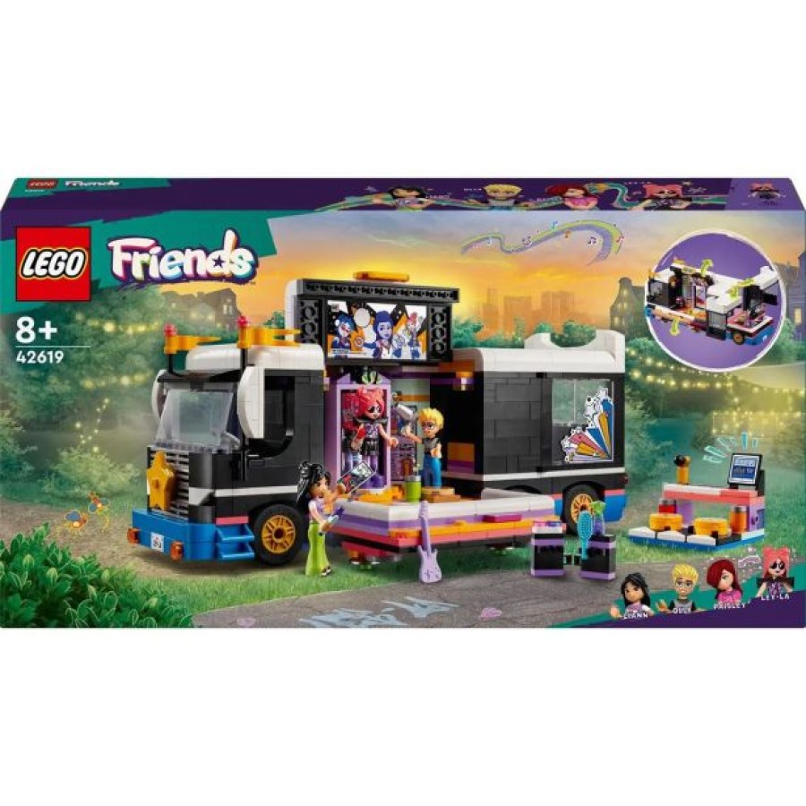 LEGO' FRIENDS 42619 AVTOBUS ZA TURNEJE POP-ZVEZDNIKOV