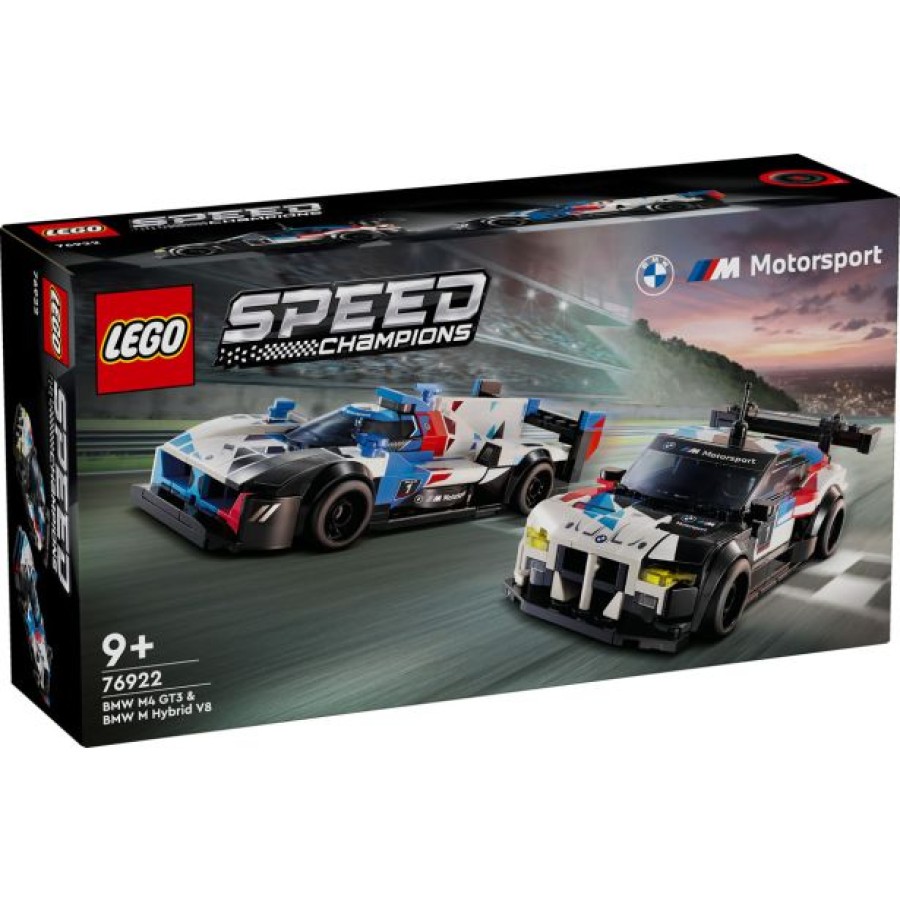 LEGO' SPEED CHAMPIONS 76922 DIRKALNA AVTOMOBILA BMW M4 GT3 IN BMW M HYBRID V8