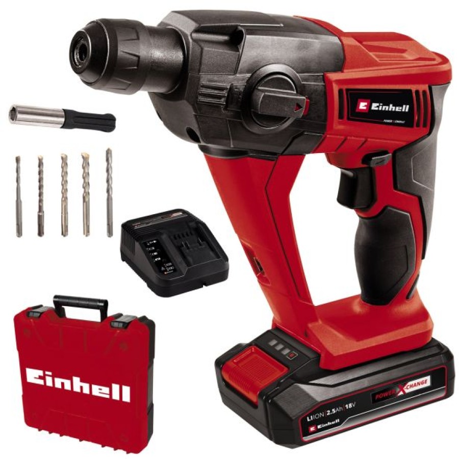 VRTALNO KLADIVO AKUMUL. EINHELL TE-HD 18 LI KIT POWER X-CHANGE