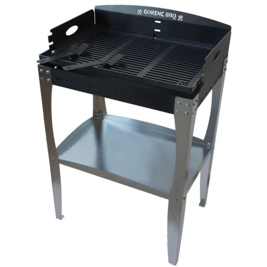 ŽAR NA OGLJE GORENC BBQ BEEFER GRILL 60 58X40 CM Z NOGAMI