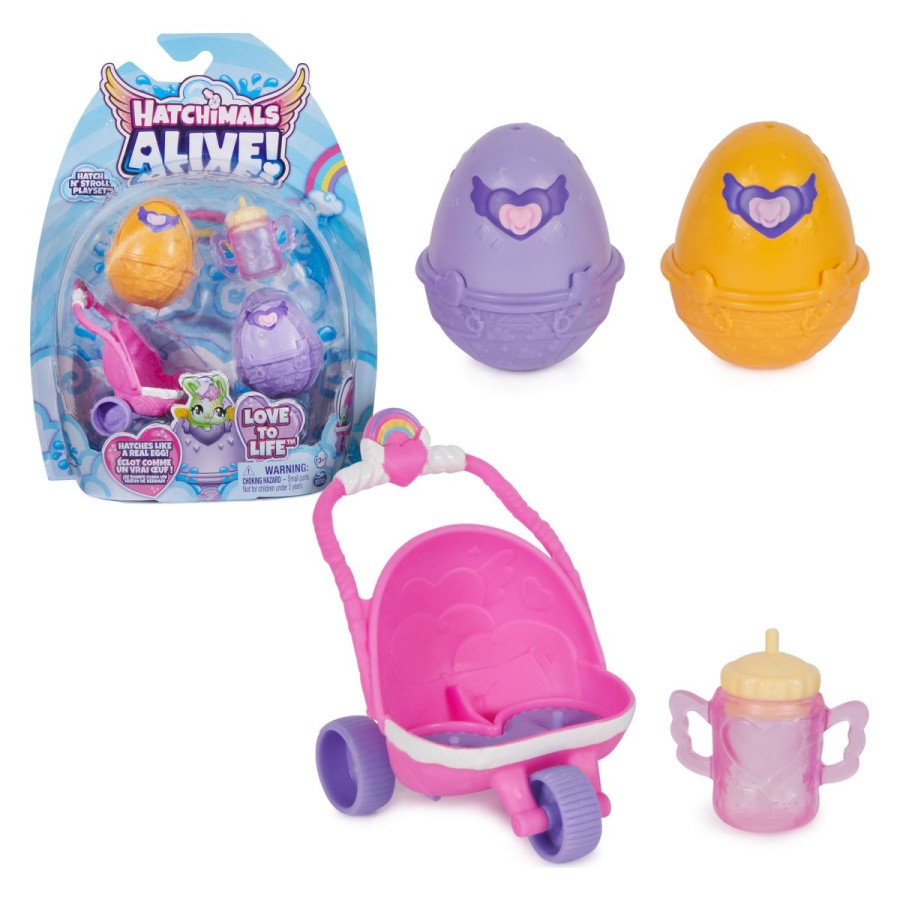 OŽIVITE SVOJE HATCHIMALS: S svojo ljubeznijo in skrbjo lahko oživite 2 figurici Hatchimals Alive na popolnoma nov