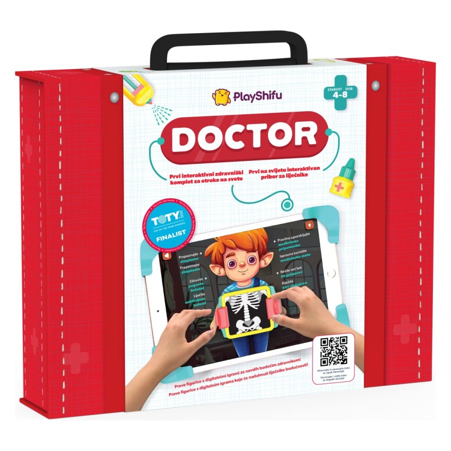 Doctor set proizvajalca PlayShifu – interaktivni komplet zdravnikov za starost 4–8 let