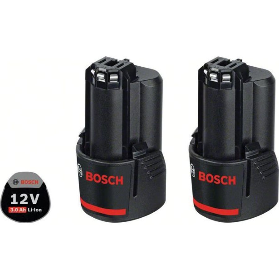 BOSCH LITIJ-IONSKA AKUMULATORSKA BATERIJA 2X GBA 12 V 3,0 AH