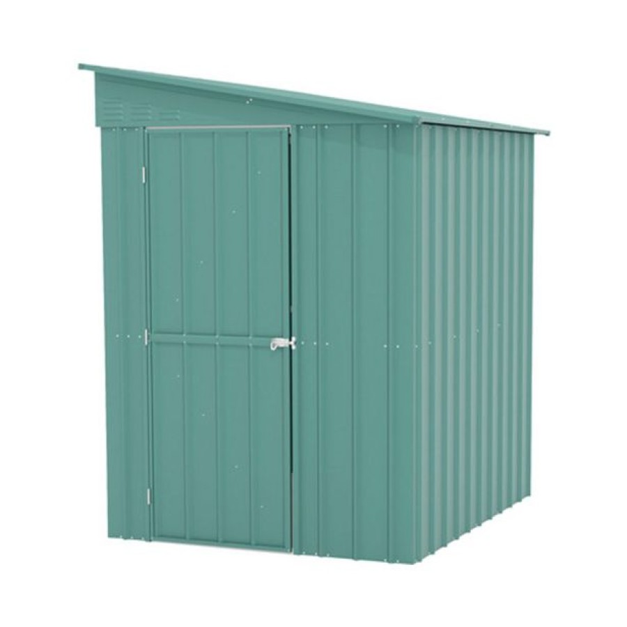 KOVINSKA VRTNA HIŠKA GLOBEL LEANTO 56 ZELENA Š145 X G172 X V204 CM