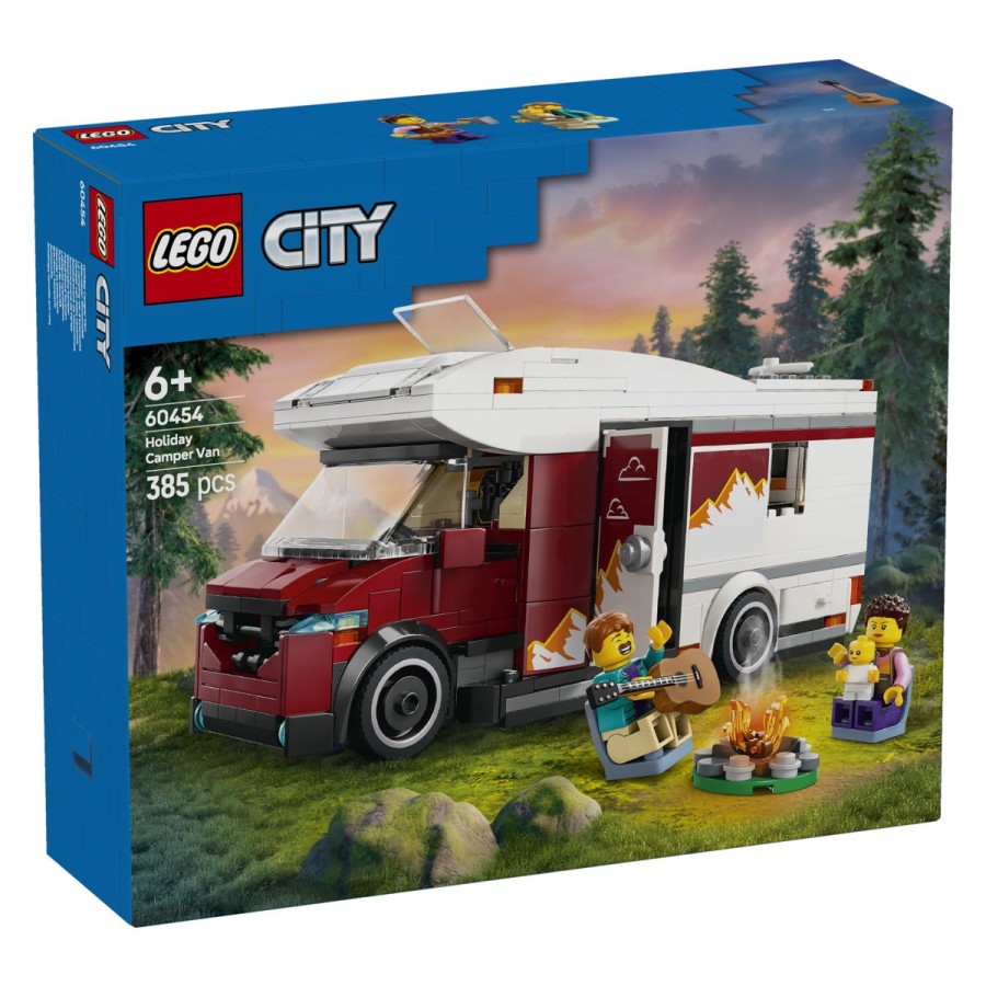 Lego® City Pustolovski počitniški avtodomUživaj v počitniškem popotovanju z luksuznim kamperskim bivalnikom. Odpravi se v hribe