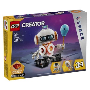 Lego® Creator Vesoljski robotPoletimo v vesolje za medzvezdno akcijo s 3 različnimi možnostmi sestavljanja. Zapelji so po površju novega planeta s superkulskim vesoljskim robotom z raketnim nahrbtnikom in balonom. Namesto njega sestavi astronavtskega psa s kovinsko kostjo in letečim diskom