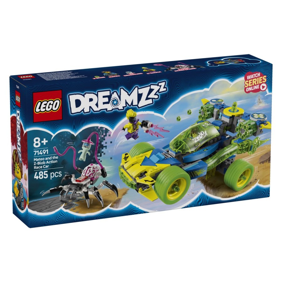 LEGO® Dreamzzz Mateo in dirkalni avtomobil Z-BlobSi pripravljen