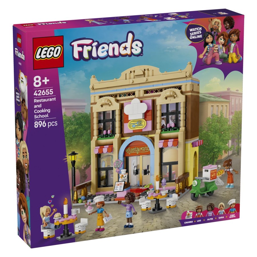 Lego® Friends Restavracija in kuharska šolaKuhanje je tako zabavno! Še posebej