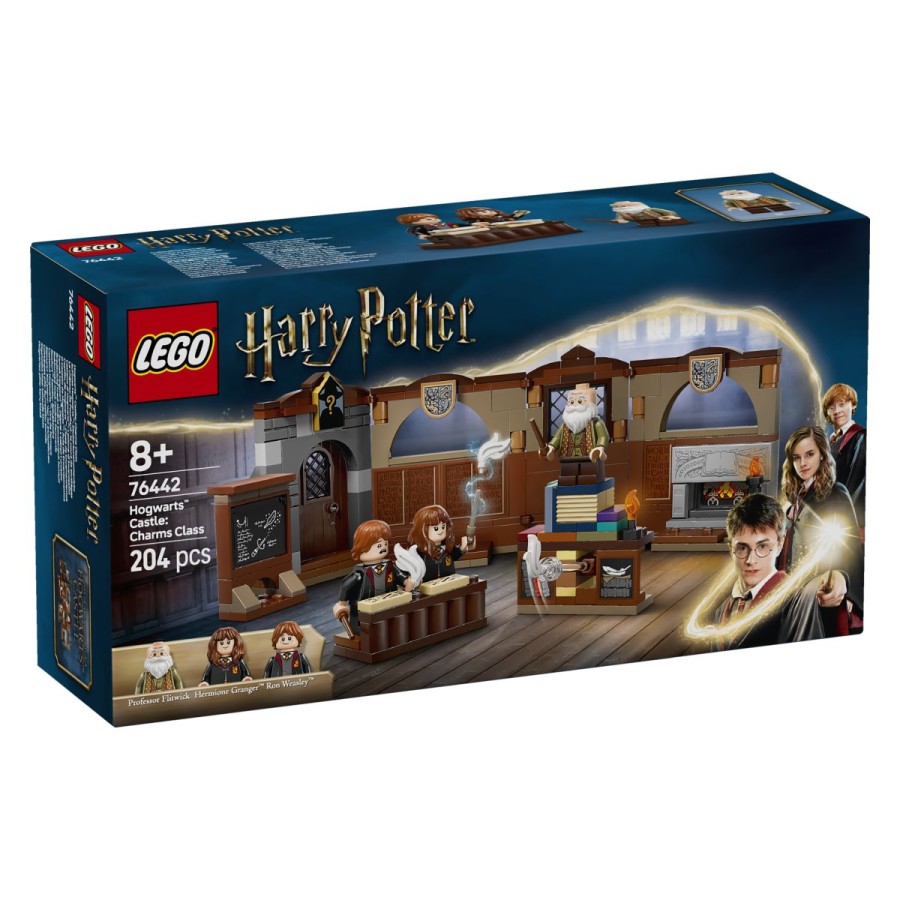 Lego® Harry Potter™ Grad Bradavičarka™: UrokiPridruži se Hermioni Granger™ in Ronu Weasleyju™ pri učni uri urokov na gradu Bradavičarka™! Oglej si