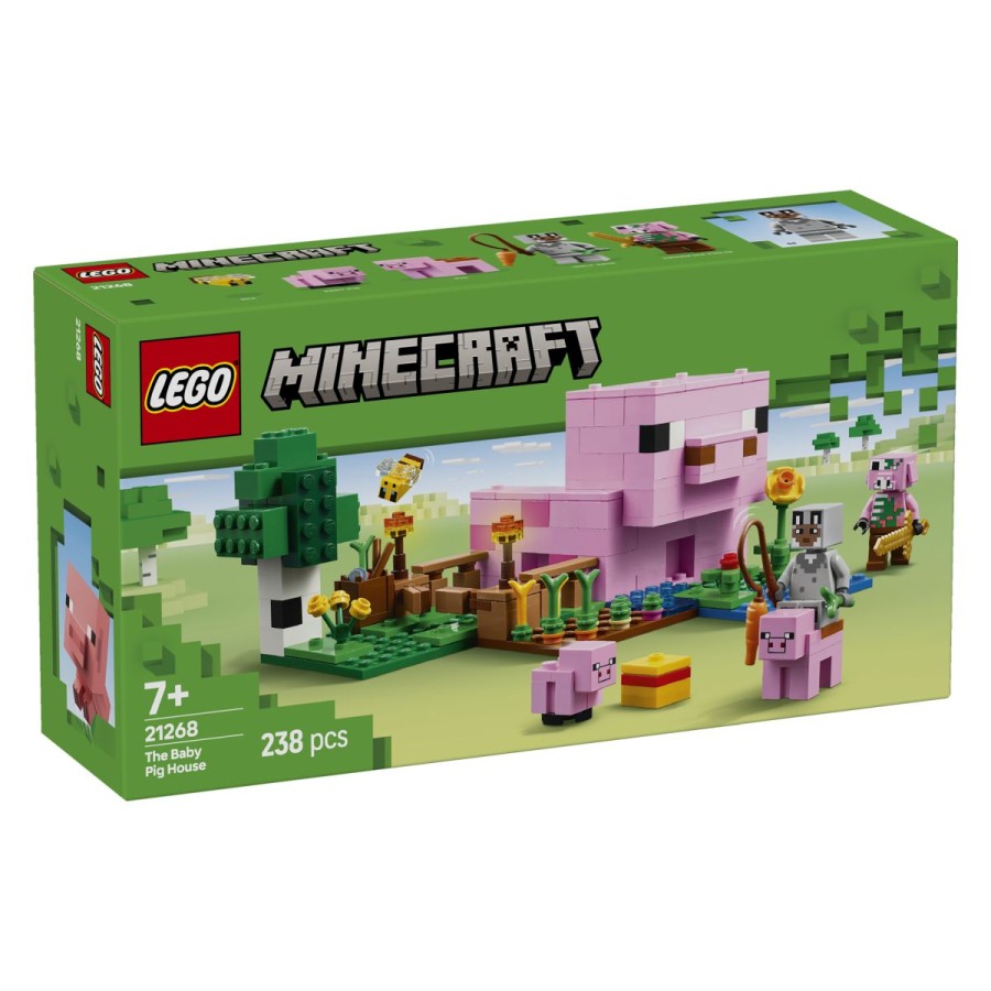 Lego® Minecraft® Hiša Mali pujsekNadeni si volčji kožuh