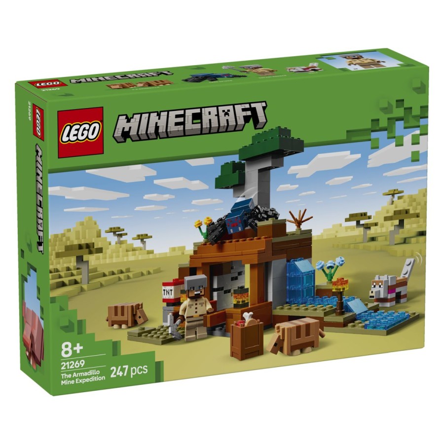 Lego® Minecraft® Odprava v pasavčev rudnikVstopi v savanski biom