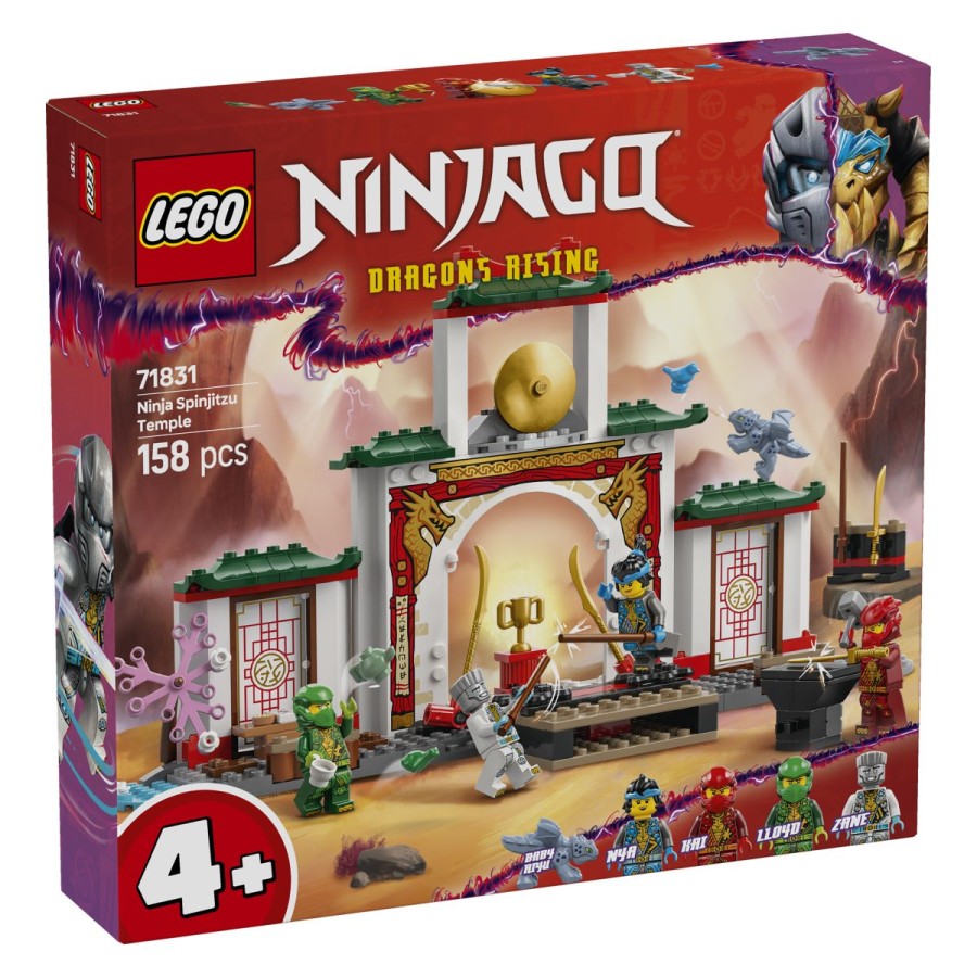 Lego® Ninjago® Tempelj Ninja SpinjitzuIzuri svoje najljubše ninja junake v superkulskem templju Ninja Spinjitzu! Nya