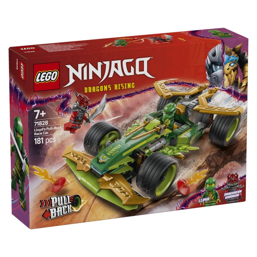 ki želi prevzeti nadzor nad združenim svetom NINJAGO®. Za turbo pospešek hitro sedi za volan