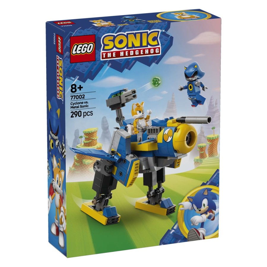 LEGO® Sonic Cyclone vs Metal SonicTo je robotski oklep