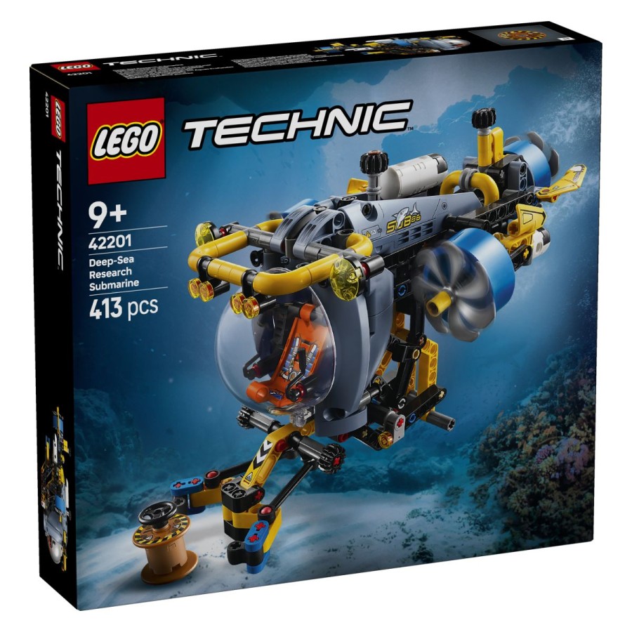 Lego® Technic™ Globokomorska raziskovalna podmornicaSte pripravljeni na raziskovanje? S to igračo LEGO® Technic™ Globokomorska raziskovalna podmornica si lahko predstavljate